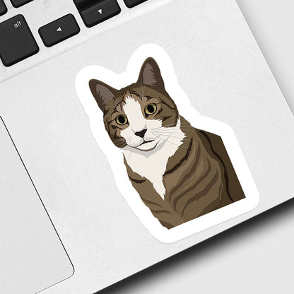 Custom Cat Portrait Stickers