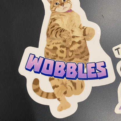 Custom Cat Portrait Stickers